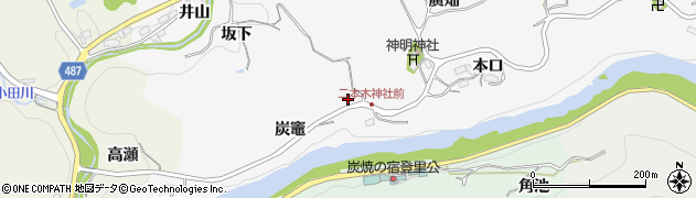愛知県豊田市穂積町（大洞）周辺の地図