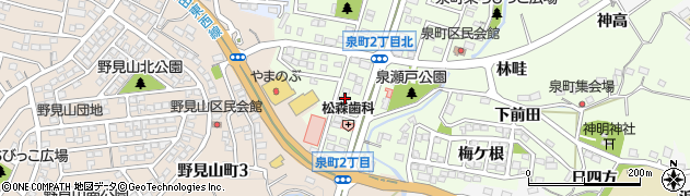 上田クリーニング店周辺の地図
