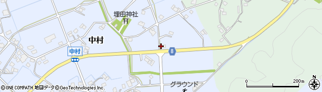 兵庫県神崎郡神河町中村584周辺の地図
