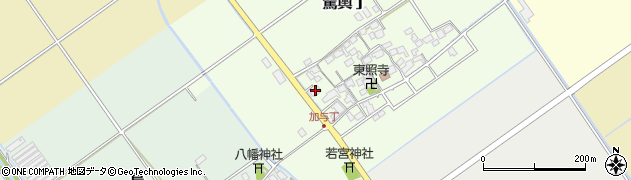 滋賀中央信用金庫竜王支店周辺の地図