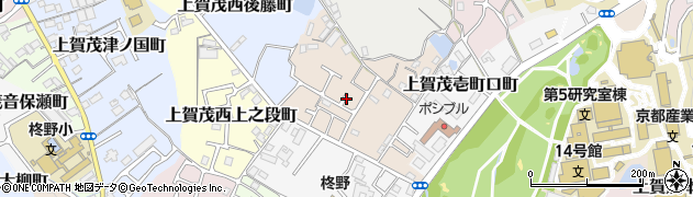京都府京都市北区上賀茂東後藤町周辺の地図
