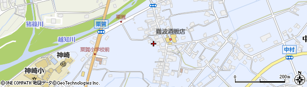 兵庫県神崎郡神河町中村77周辺の地図