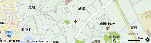 愛知県豊明市沓掛町城塚50周辺の地図
