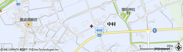 兵庫県神崎郡神河町中村444周辺の地図