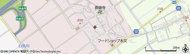 滋賀県東近江市木村町131周辺の地図