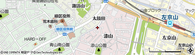 愛知県名古屋市緑区漆山1001周辺の地図
