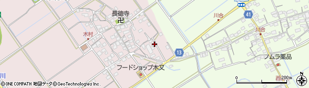滋賀県東近江市木村町613周辺の地図