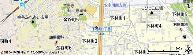麦笑豊田店周辺の地図