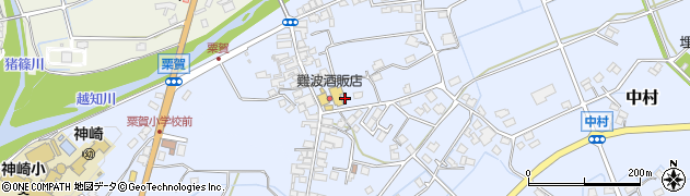 兵庫県神崎郡神河町中村154周辺の地図