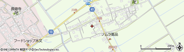 滋賀県東近江市川合町1575周辺の地図