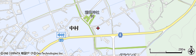 兵庫県神崎郡神河町中村589周辺の地図