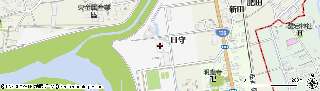 静岡県田方郡函南町日守1258周辺の地図