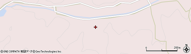 愛知県設楽町（北設楽郡）三都橋（落目平）周辺の地図
