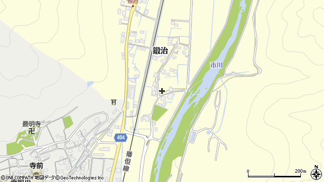 〒679-3112 兵庫県神崎郡神河町鍛治の地図