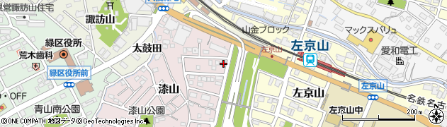 愛知県名古屋市緑区漆山314周辺の地図