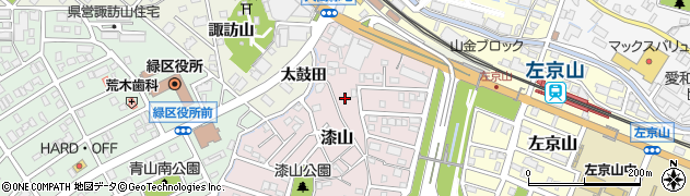 愛知県名古屋市緑区漆山227周辺の地図