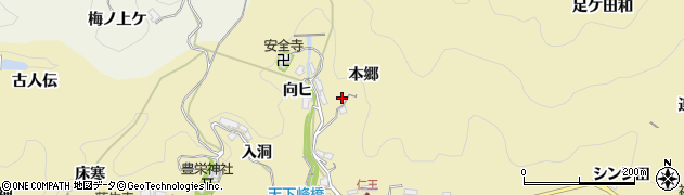 愛知県豊田市坂上町本郷35周辺の地図