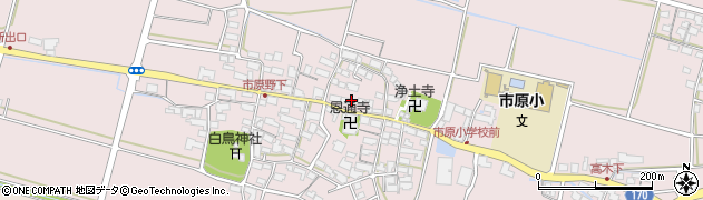 滋賀県東近江市市原野町2205周辺の地図