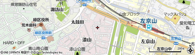 愛知県名古屋市緑区漆山305周辺の地図