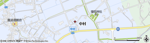 兵庫県神崎郡神河町中村463周辺の地図