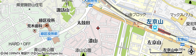 愛知県名古屋市緑区漆山204周辺の地図