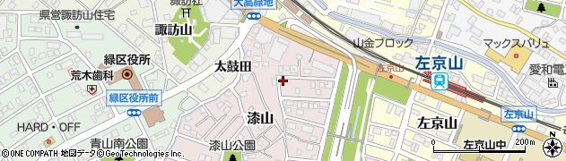 愛知県名古屋市緑区漆山301周辺の地図