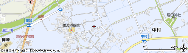 兵庫県神崎郡神河町中村148周辺の地図