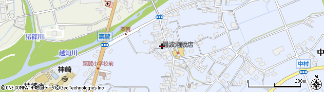 兵庫県神崎郡神河町中村74周辺の地図