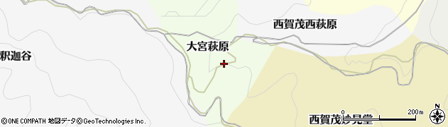 京都府京都市北区大宮萩原周辺の地図