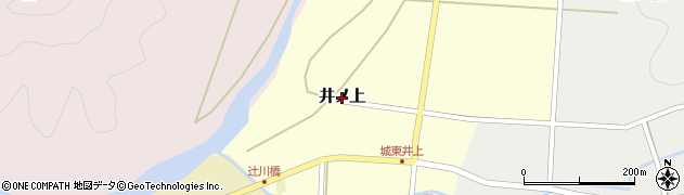 兵庫県丹波篠山市井ノ上周辺の地図