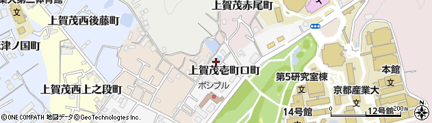 京都府京都市北区上賀茂壱町口町18周辺の地図