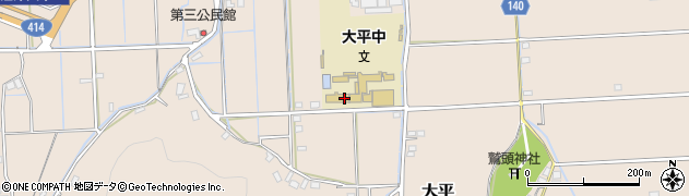 沼津市立大平中学校周辺の地図