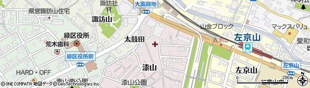 愛知県名古屋市緑区漆山203周辺の地図