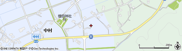 兵庫県神崎郡神河町中村594周辺の地図