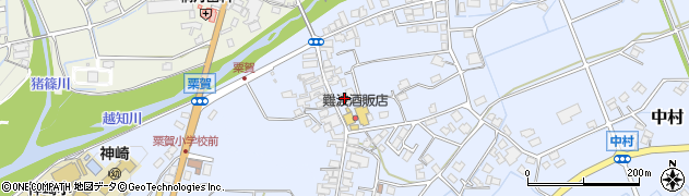 兵庫県神崎郡神河町中村162周辺の地図