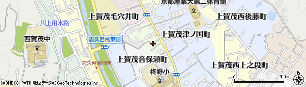 京都府京都市北区上賀茂女夫岩町周辺の地図
