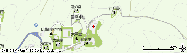 鶴喜そば 比叡山和労堂店周辺の地図