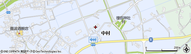 兵庫県神崎郡神河町中村460周辺の地図
