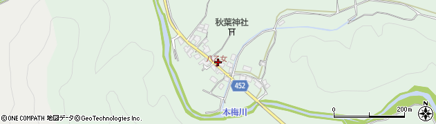 京都府南丹市園部町埴生（八乙女）周辺の地図