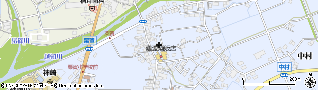兵庫県神崎郡神河町中村165周辺の地図