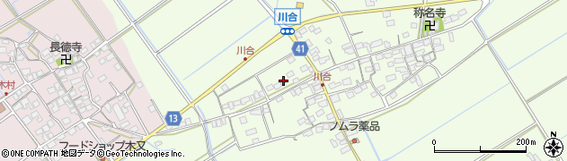 滋賀県東近江市川合町1478周辺の地図