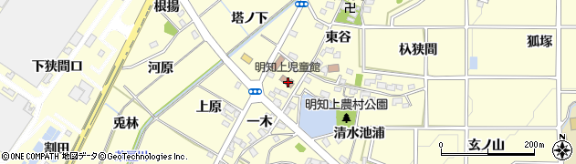 愛知県みよし市明知町東谷10周辺の地図