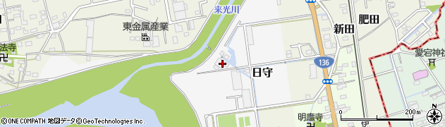 静岡県田方郡函南町日守1288周辺の地図