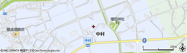 兵庫県神崎郡神河町中村461周辺の地図