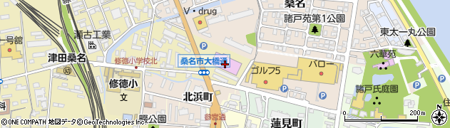 スポーツクラブアクトス桑名店周辺の地図