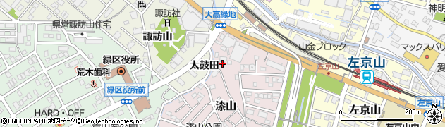 愛知県名古屋市緑区漆山130周辺の地図