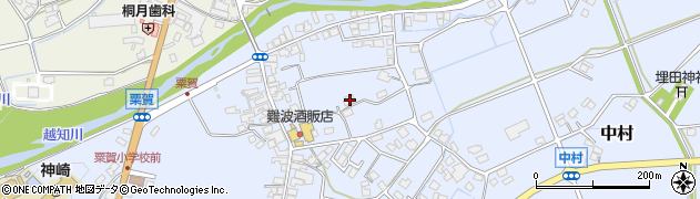 兵庫県神崎郡神河町中村193周辺の地図