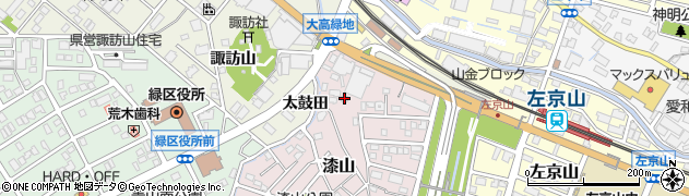愛知県名古屋市緑区漆山137周辺の地図