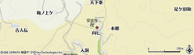 愛知県豊田市坂上町（天下峯）周辺の地図