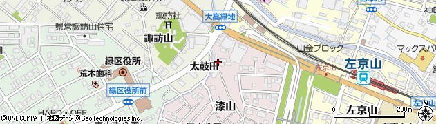 愛知県名古屋市緑区漆山128周辺の地図